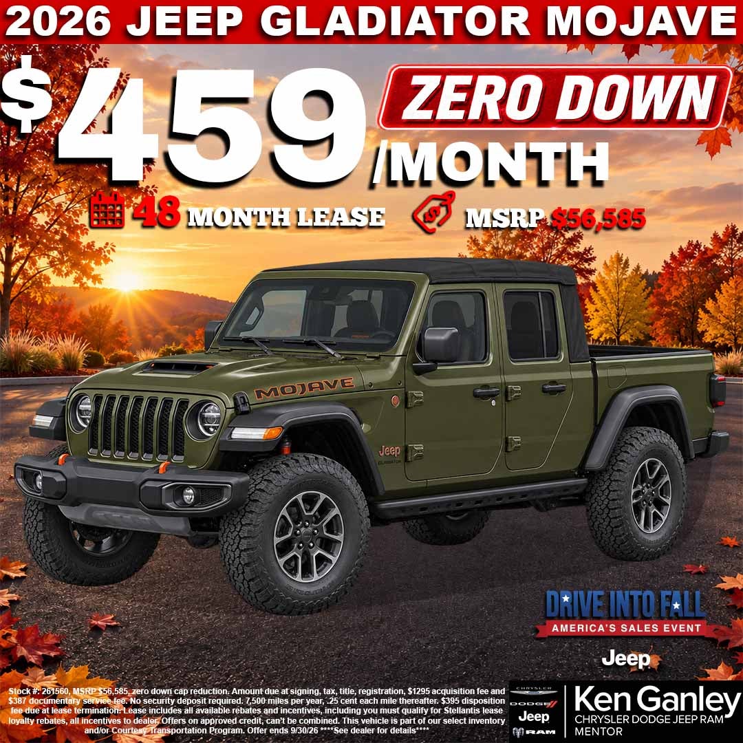 $459/month- 48 month – ZERO DOWN
