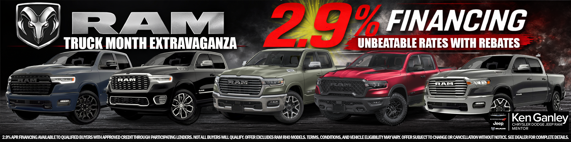 RAM 1500 2.9 rate banner