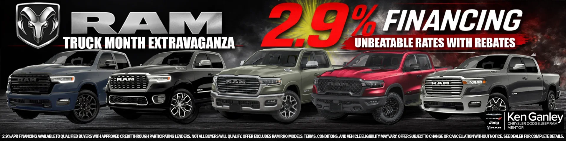 RAM 1500 2.9 rate banner